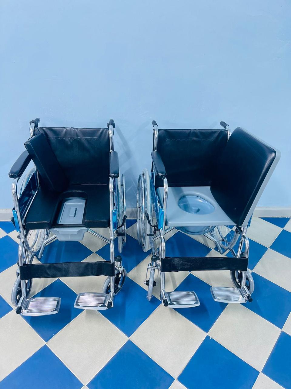 standard wheelchair with commode