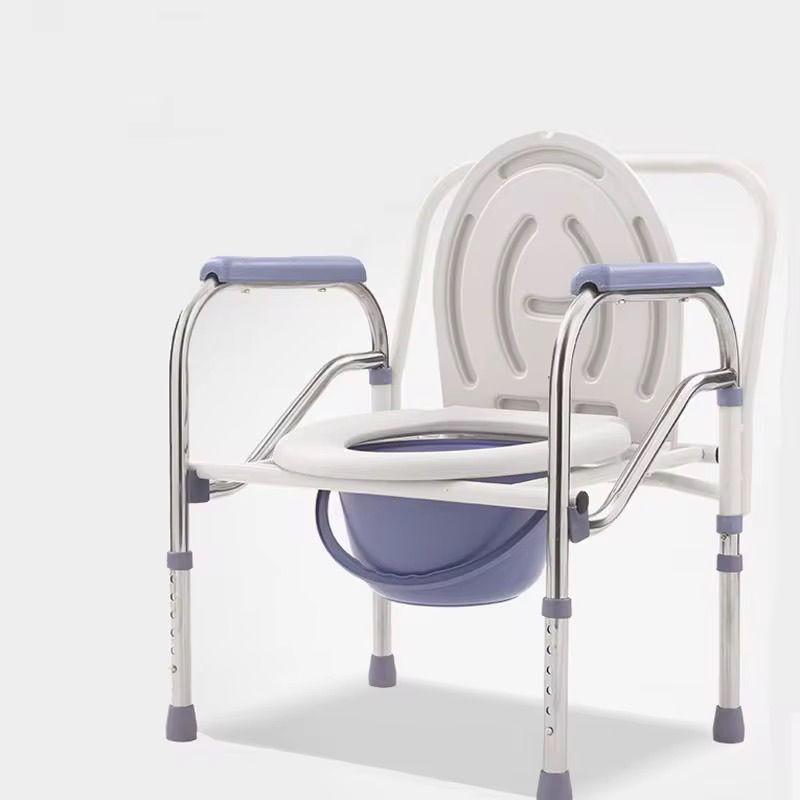 Commode chair without wheels